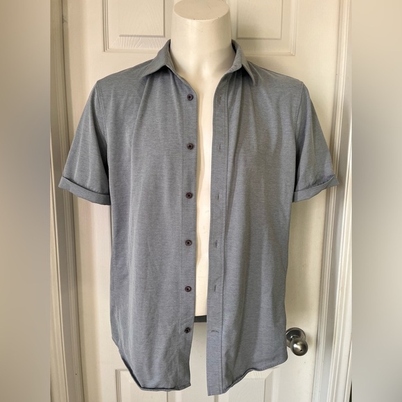 Mens Kit and Ace Short Sleeve Button Up Shirt Large - Picture 3 of 7